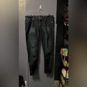 Guess Women's Dark Wash Power Ultra Skinny Jeans